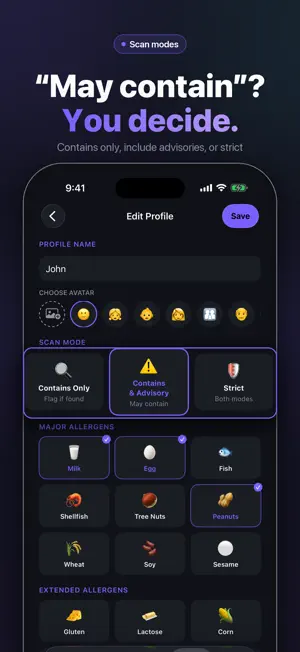 SafeScan: Food Allergy Scanner screenshot 4