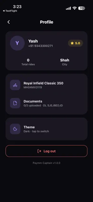Paymm Captain: Driver Partner screenshot 2