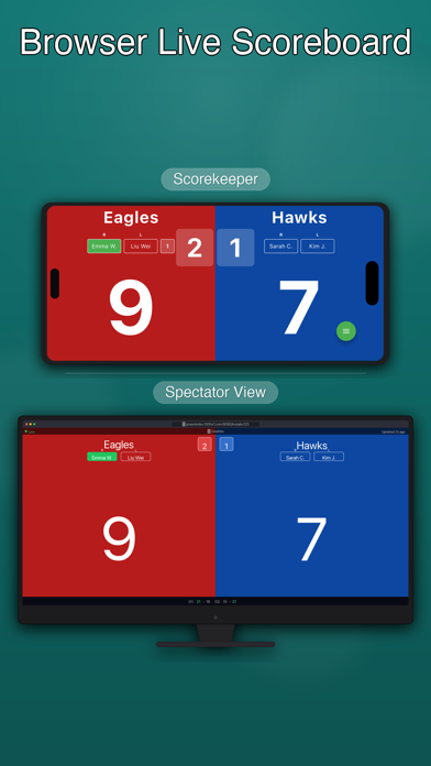 Squash Score · Live Tracker Screenshot 6 of 6