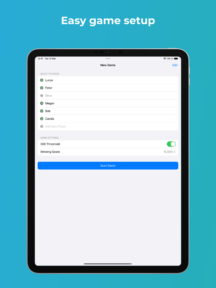 Farkle Scores - 10000