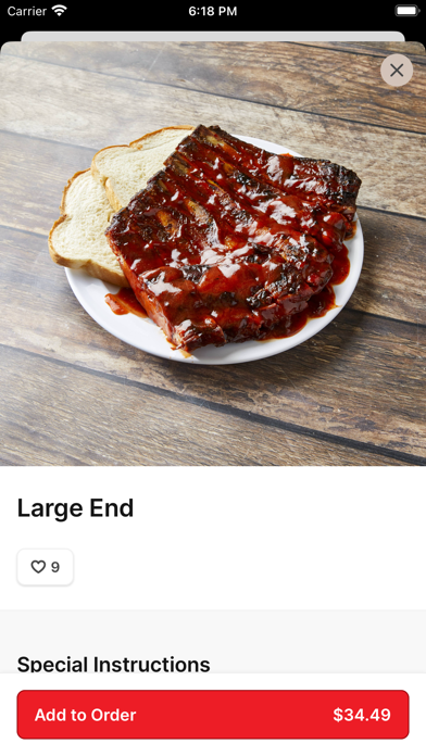 Parks Old Style Bar-B-Q iPhone screenshot 4 - Food & Drink app