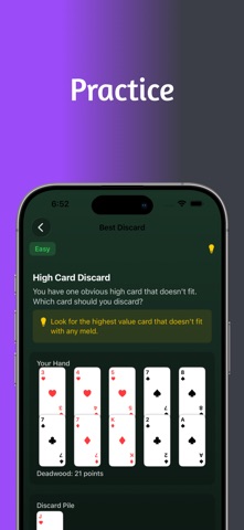 Gin Rummy - Play & Learn Screenshot 6 of 7