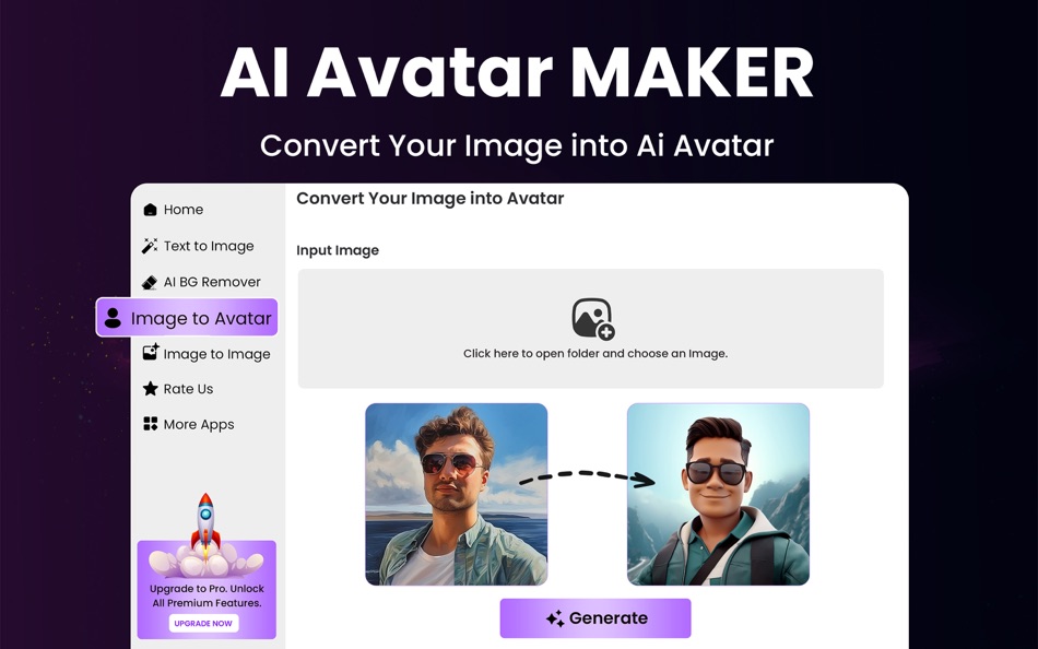 #3. AI Photo Generator : Ai Image (macOS) Bởi: Fahid Zahoor