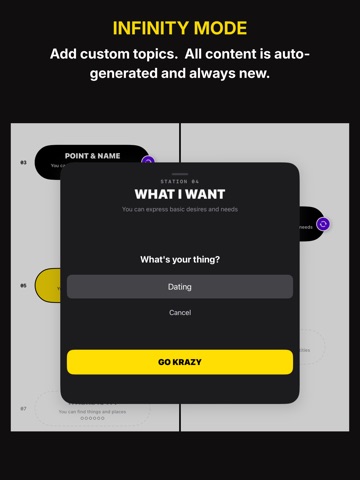 KrazyTalk: AI Language Tutor iPad screenshot