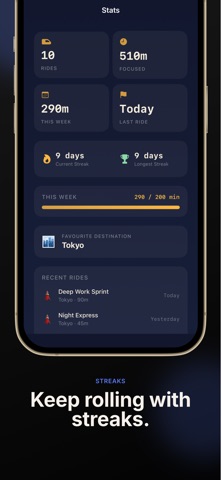 Train Mode: Focus Timer iPhone screenshot