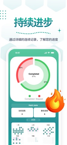 习惯清单 - 习惯打卡与目标 screenshot
