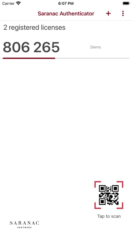 Saranac Partners Authenticator