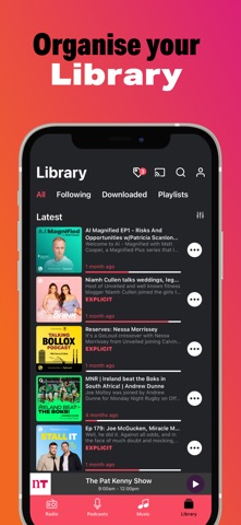 GoLoud: Radio, Podcasts, Music iPhone screenshot