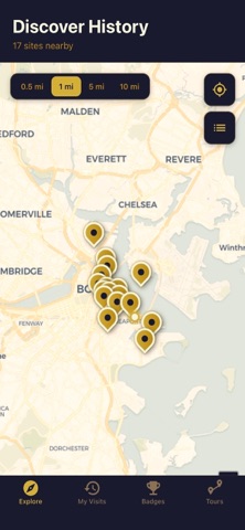 Happened Here: History Map Screenshot 2 of 5
