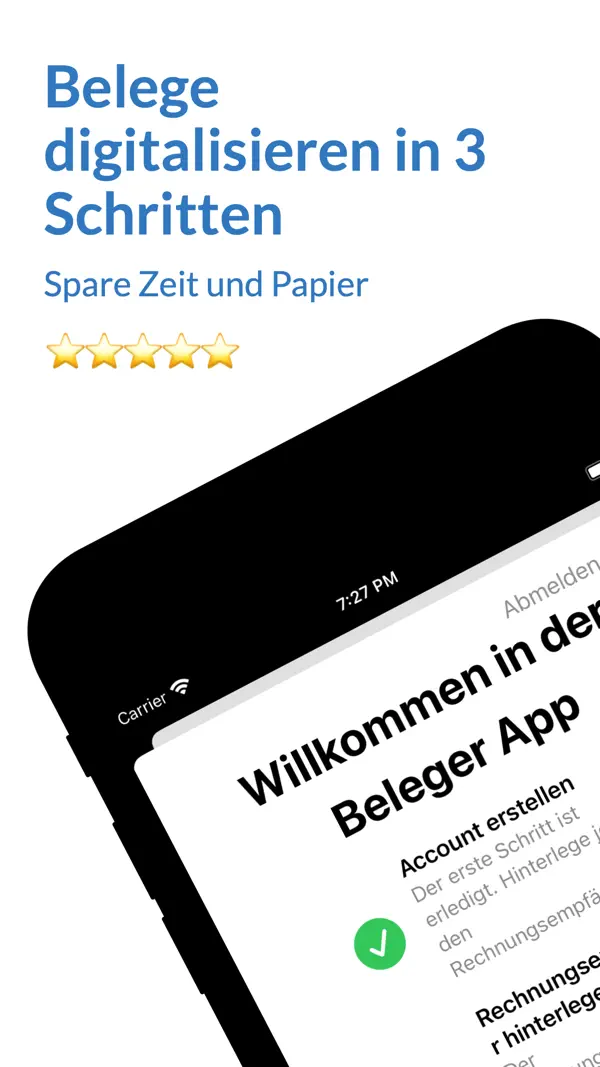 Beleger: Digitale Belege Screenshot 1