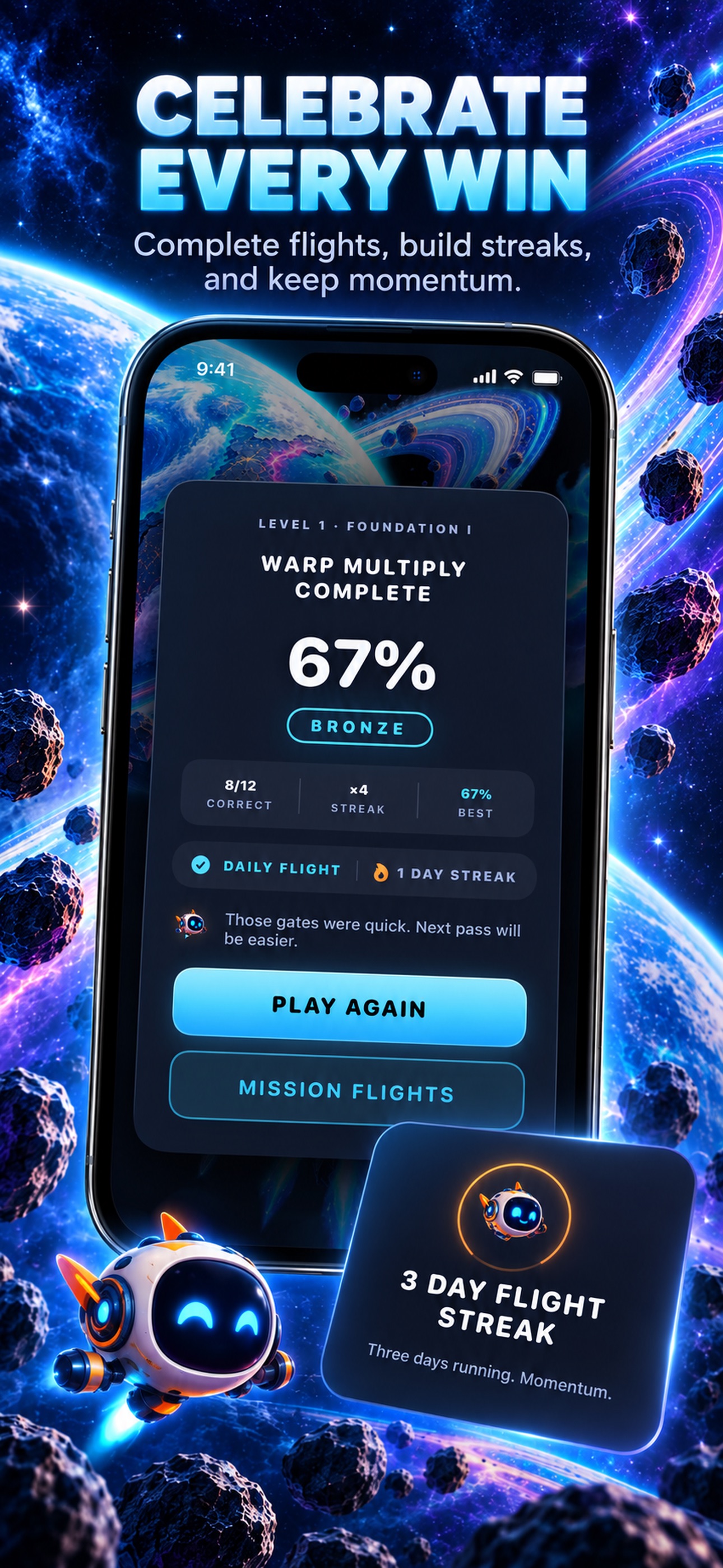 Screenshot 2 of Math Starship: Fun Math Games