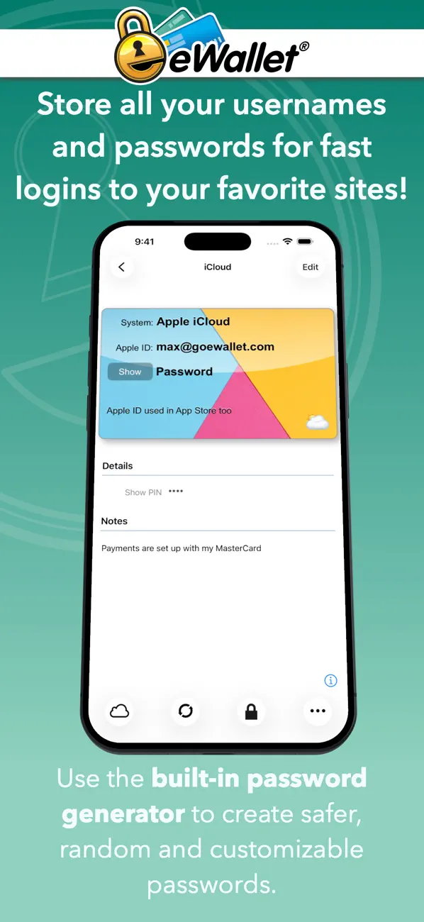 #4. eWallet - Password Manager (iOS) 由: Ilium Software, Inc.