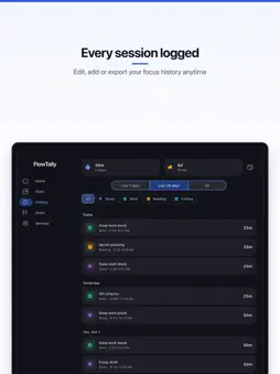 FlowTally: Focus Timer screenshot 14
