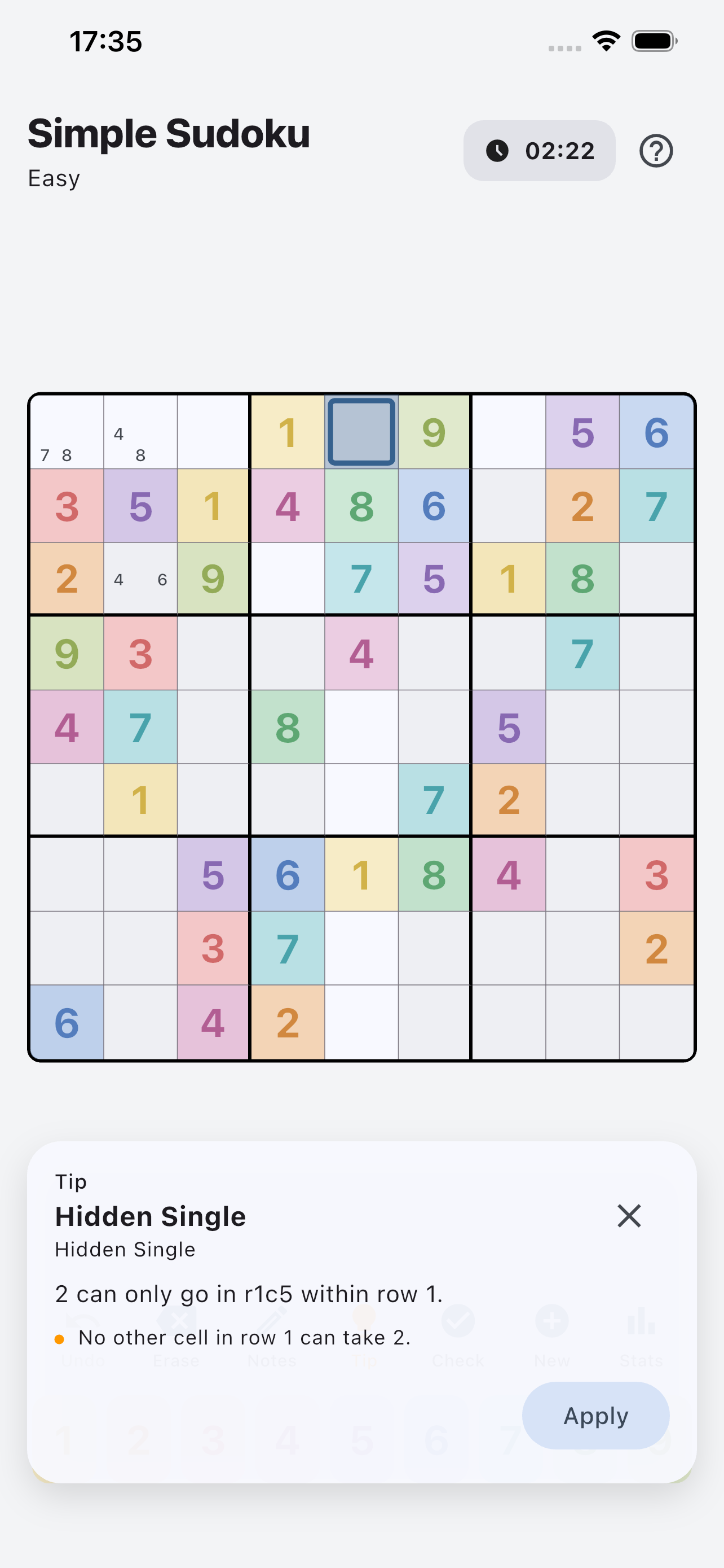 Simple Sudoku screenshot 3