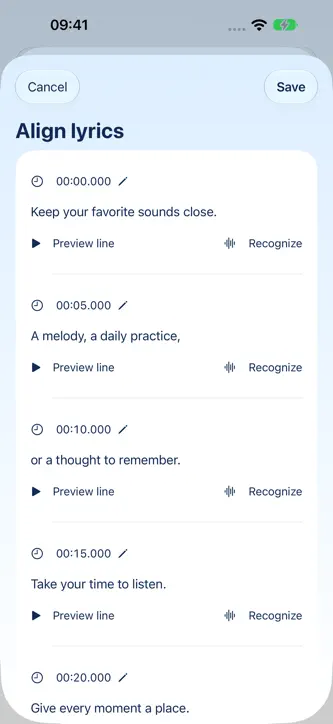 Audimori screenshot 3