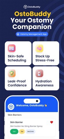 OstoBuddy Ostomy Companion app screenshot