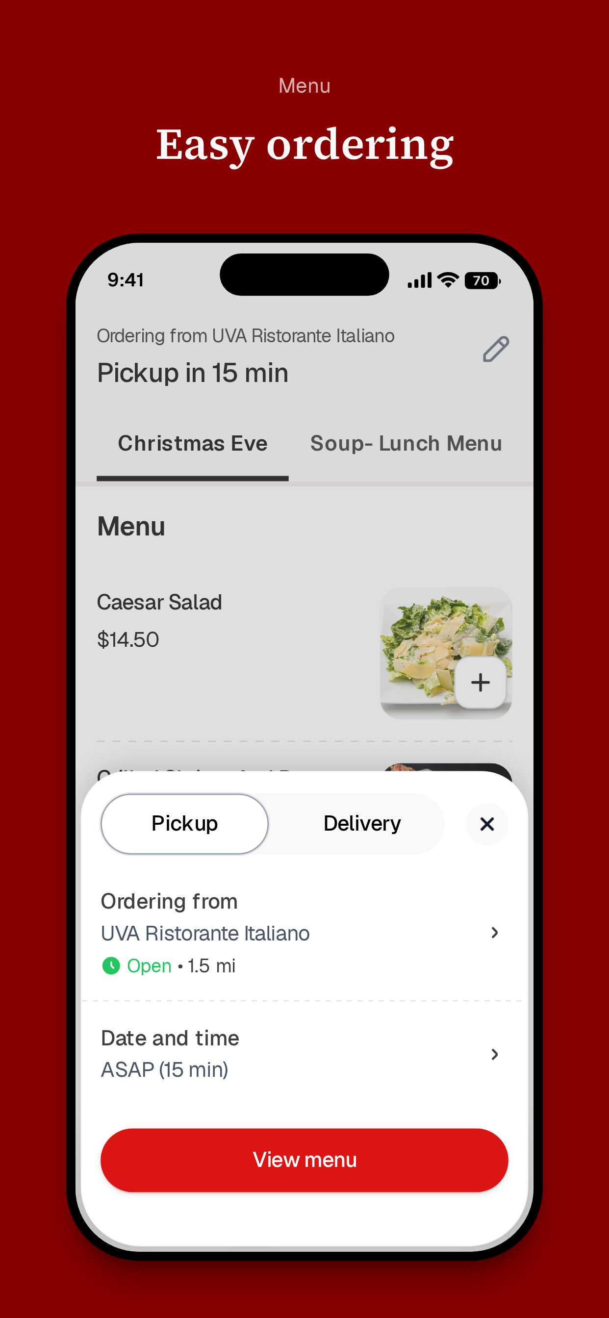 UVA Ristorante Italiano screenshot 3
