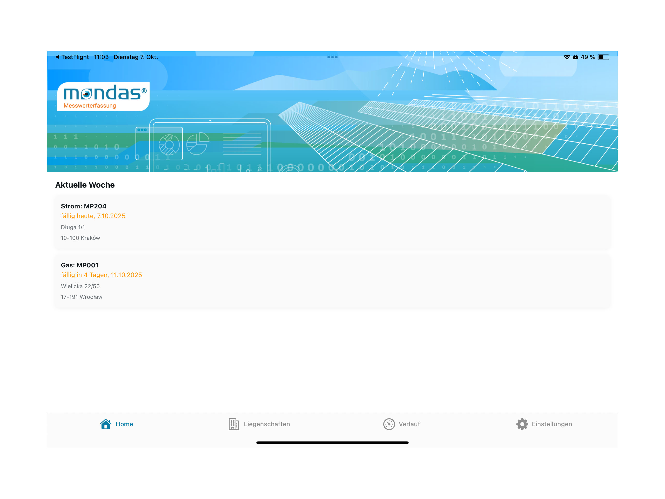Mondas Messwerterfassung screenshot 8