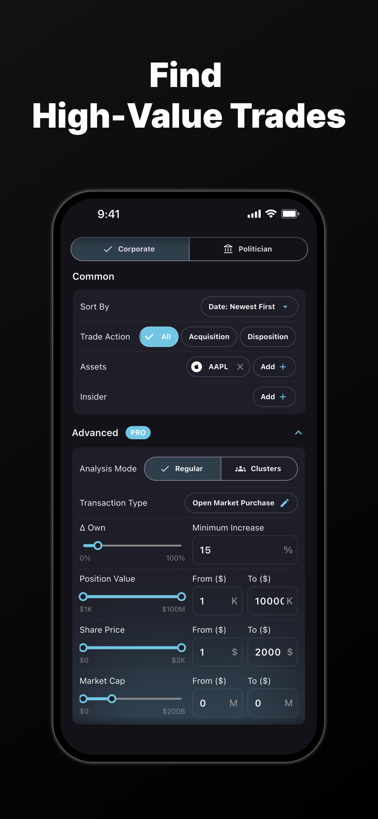 Insider Trades: Smart Money screenshot 4