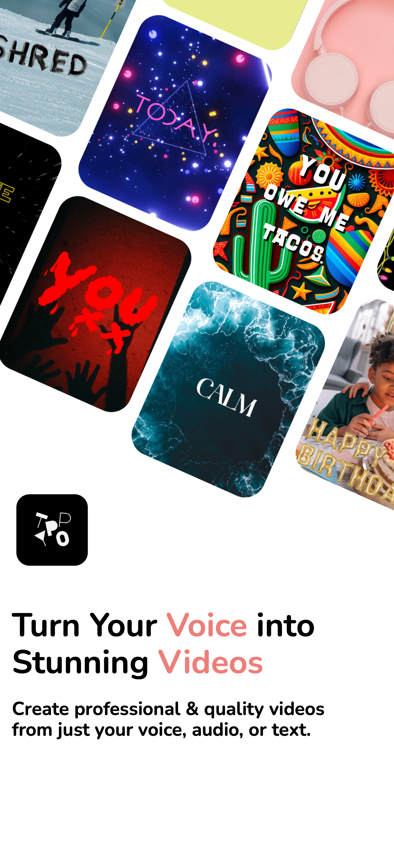Typpo - AI Voice to Video