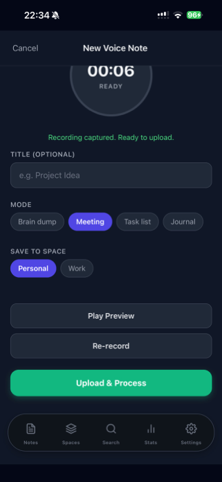 EchoNote AI Screenshot 6 of 8