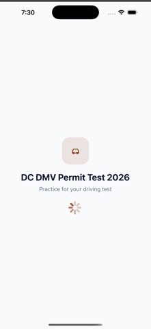 DC DMV Permit Test 2026 iPhone screenshot