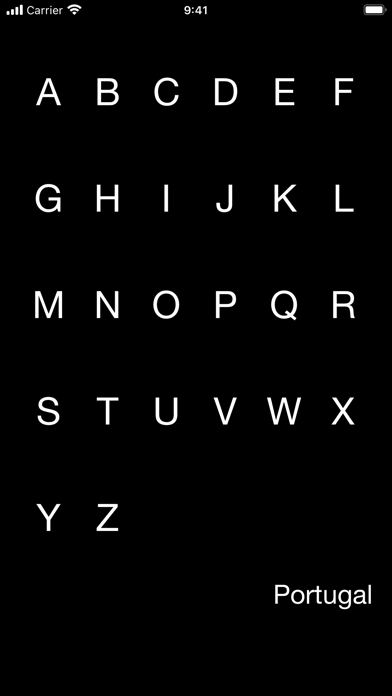 Alfabeto – Portuguese Alphabet Screenshot