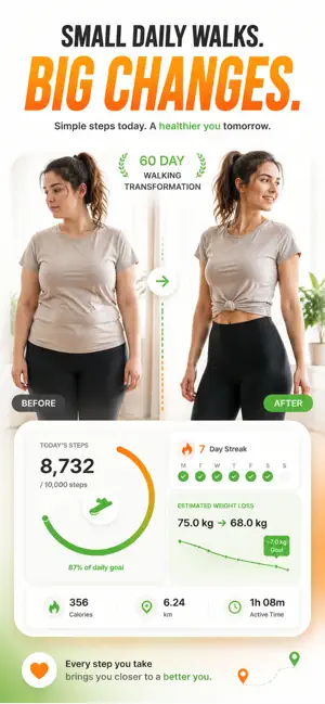 Step Counter & Weight Loss screenshot 2