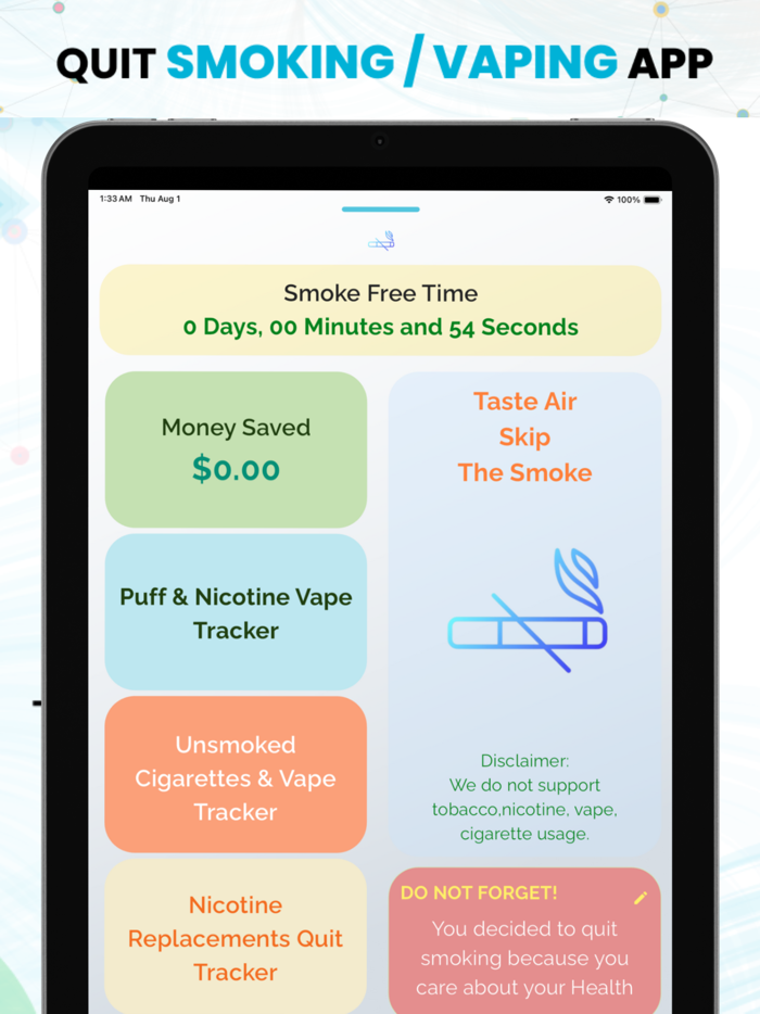 Quit Vaping Tracker App