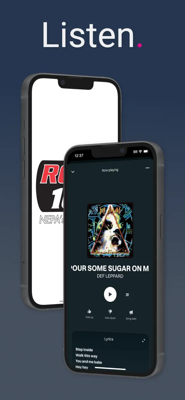 Screenshot #1 pour Rock 107 WEZX