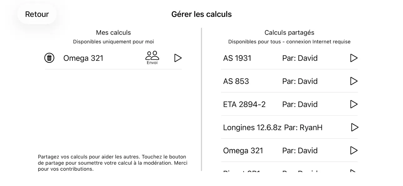 Screenshot #2 pour Watch Gear Calculator