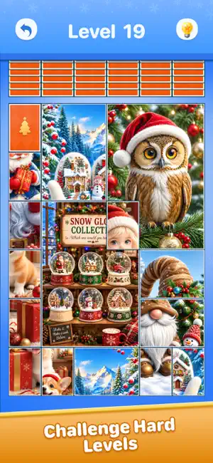 Christmas Jigdrop Puzzle screenshot 4