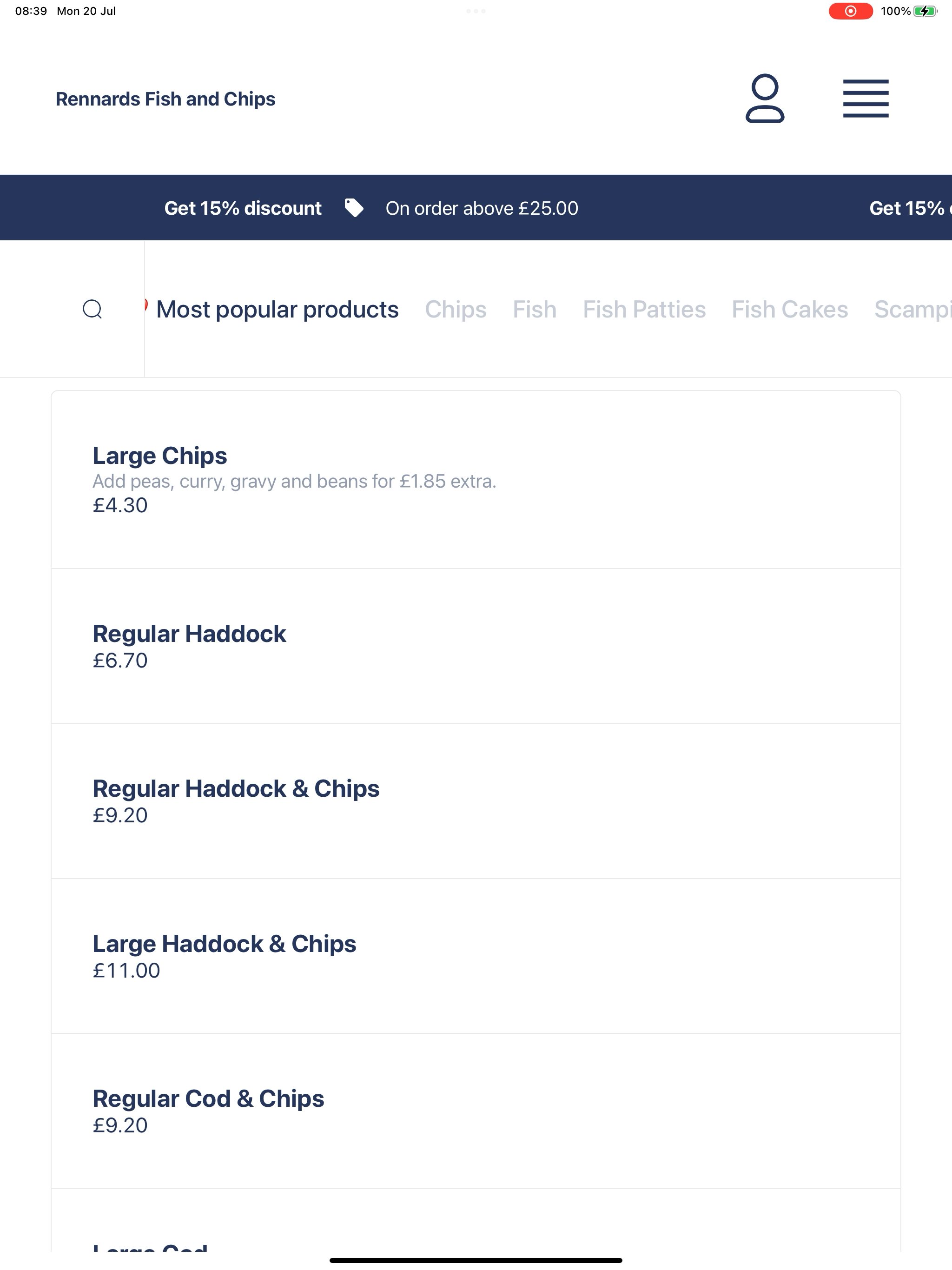Rennards Fish and Chips screenshot 14