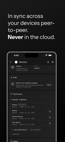 Bramble: Password Manager Screenshot 7 of 7