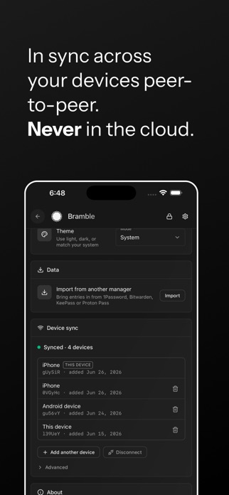 Bramble: Password Manager Screenshot 7 of 7
