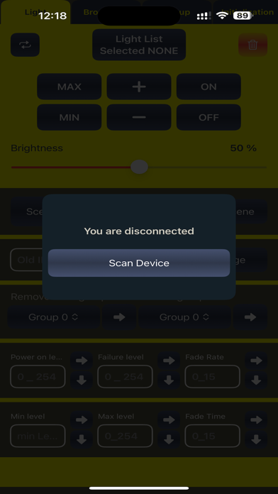 Screenshot 1 of Dali Admin App
