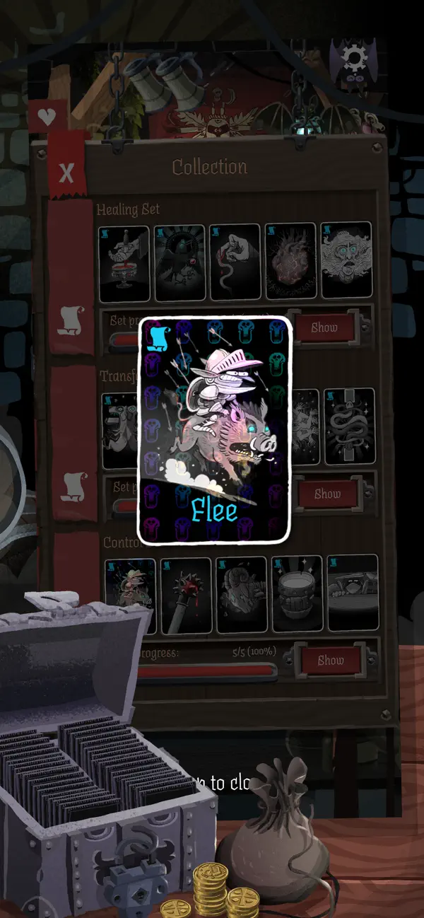 Card Crawl 2 iOS Mod IPA screenshot 3 - iOS game interface