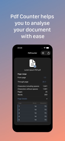 PdfCounter Screenshot 3 of 3