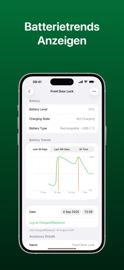 Screenshot von HomeBatteries Für HomeKit auf dem iPhone 4