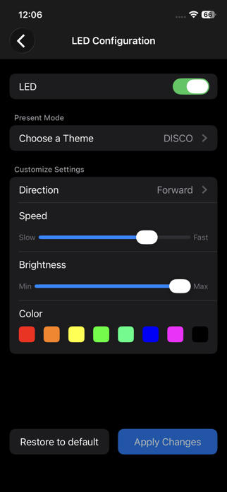 PowerPanel Bluetooth Screenshot 3 of 5