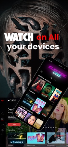 CLICK: Movies & TV iPhone screenshot