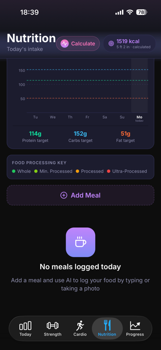 FitTrackNutriion Screenshot 3 of 10
