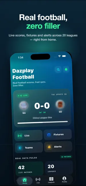 dazplay football: live scores screenshot 1