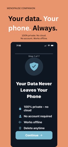 CalmFlow: Menopause Tracker screenshot