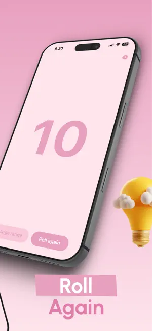 Pink Number Generator screenshot 2