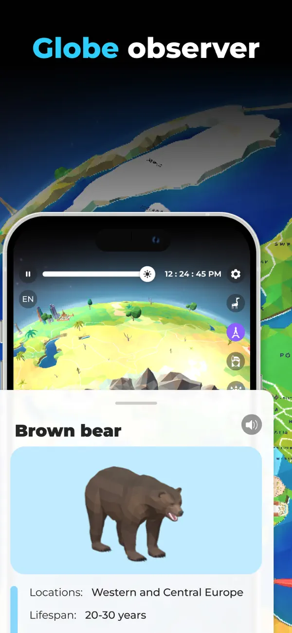 #1. Globe Geography 3D: World Map (iOS) 由: Education Terra