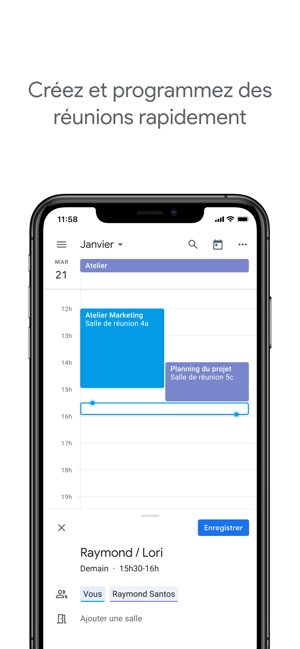 ‎Google Agenda : Organisez-vous Capture d'écran