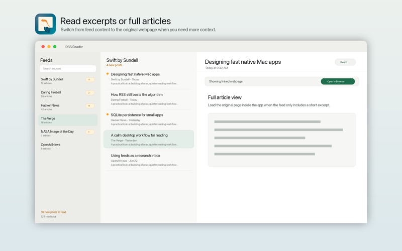 Gotcha RSS Feed screenshot