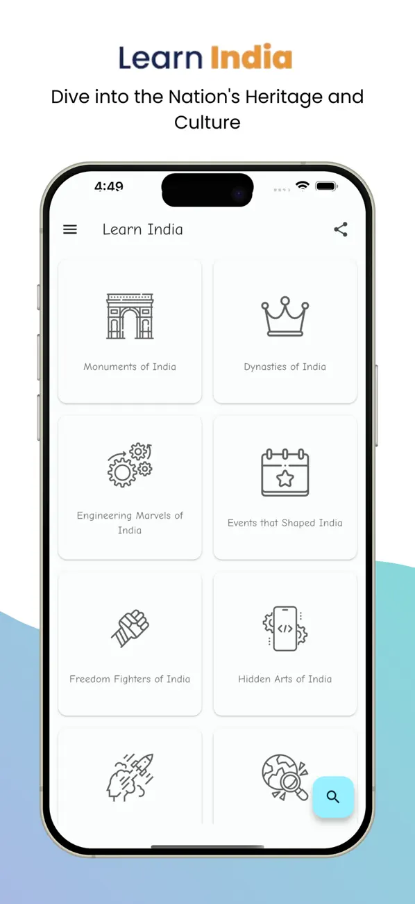Screenshot #1 pour Learn India