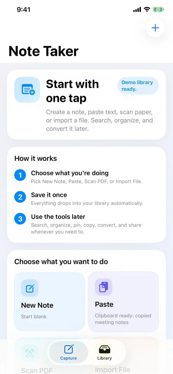Screenshot #1 pour Grape Notes Pro